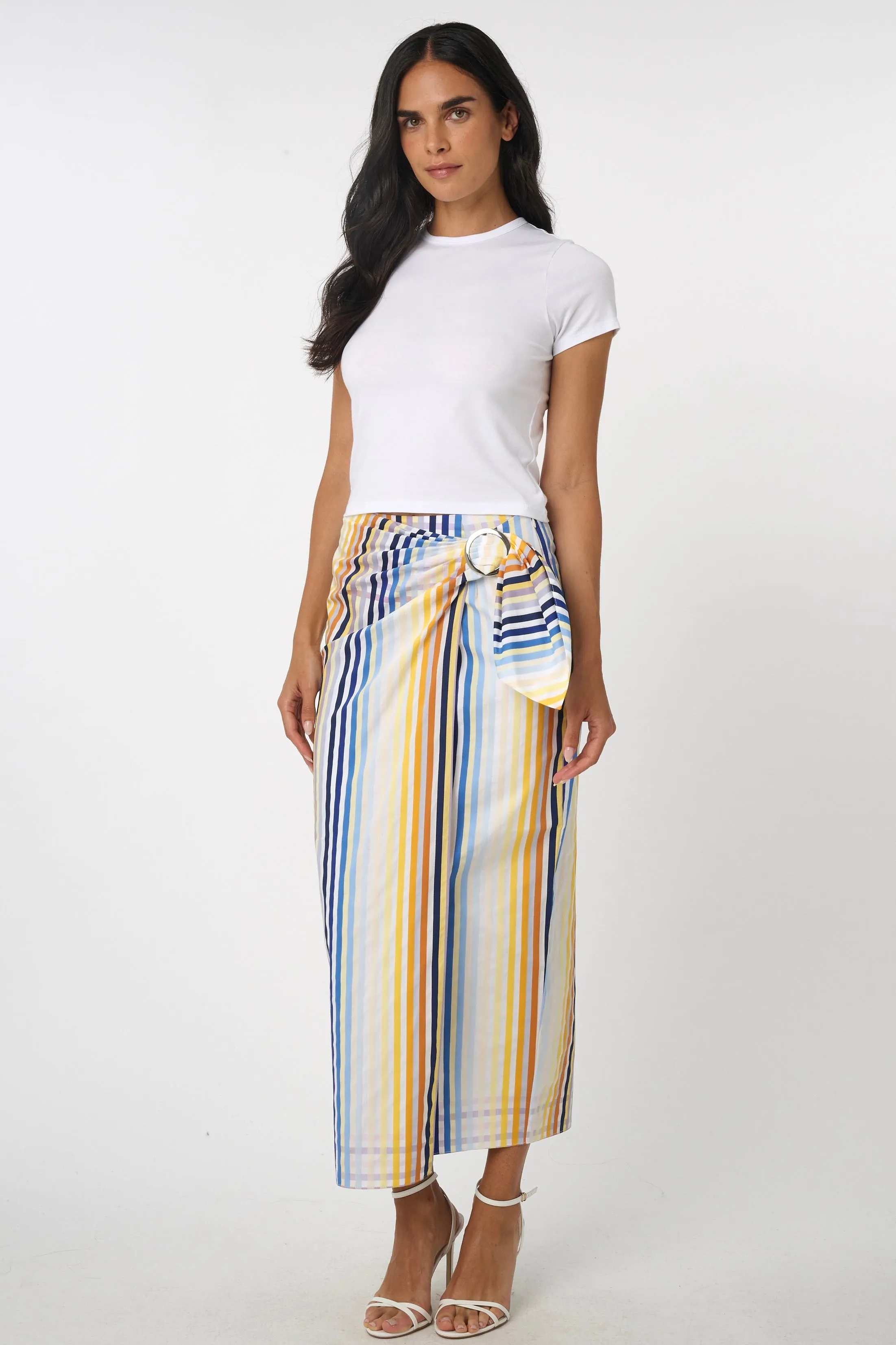 Toccin - Madison Sarong Midi Skirt - Sunset sold by Jessie Boutique