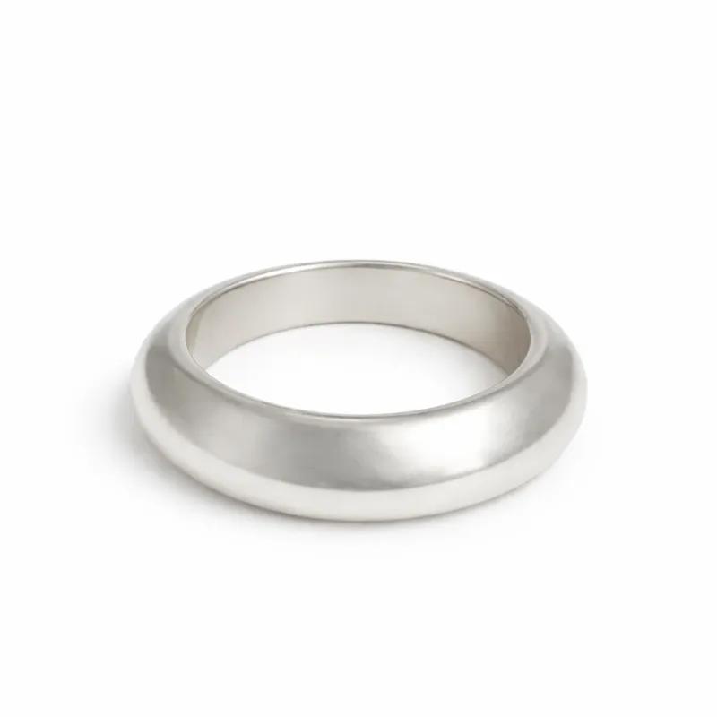 Ben-Amun - Metallic Resin Bangle - Silver sold by Jessie Boutique