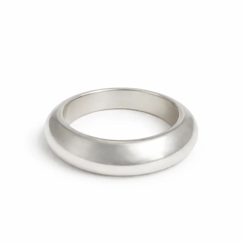 Ben-Amun - Metallic Resin Bangle - Silver sold by Jessie Boutique