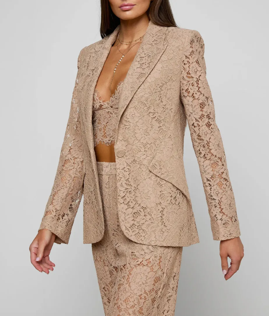 L’agence - Chamberlain Blazer - Cappuccino sold by Jessie Boutique product image thumbnail 2