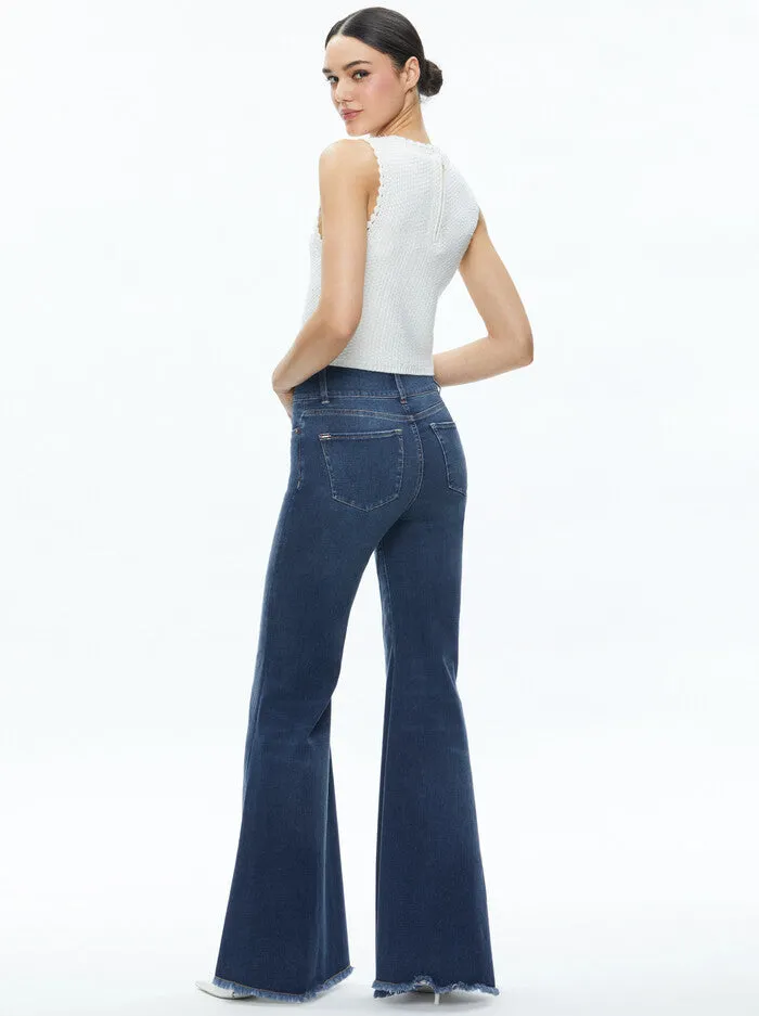 Alice + Olivia - Amity Tank - Soft White sold by Jessie Boutique product image thumbnail 3