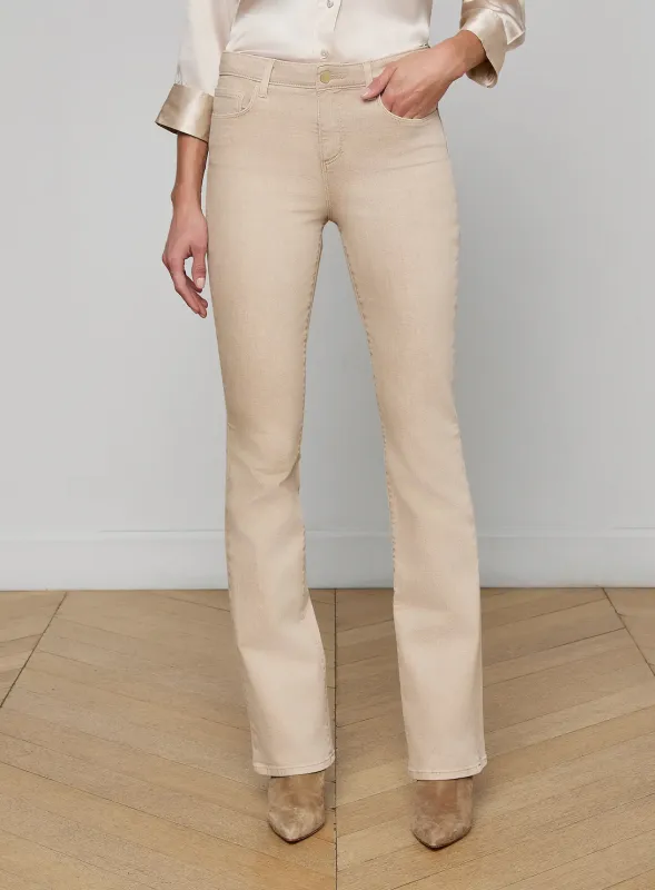 L’agence - Selma Bootcut Jean - Biscuit sold by Jessie Boutique