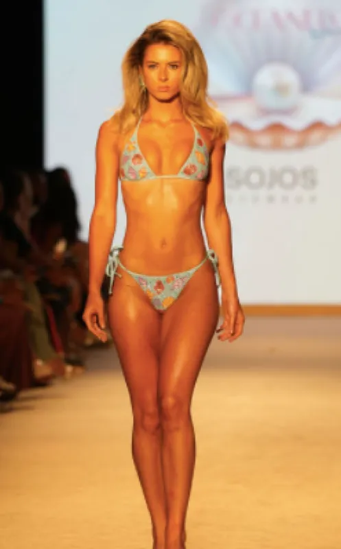 Oceanus - Helia Bikini - Blue Multi made by Jessie Boutique