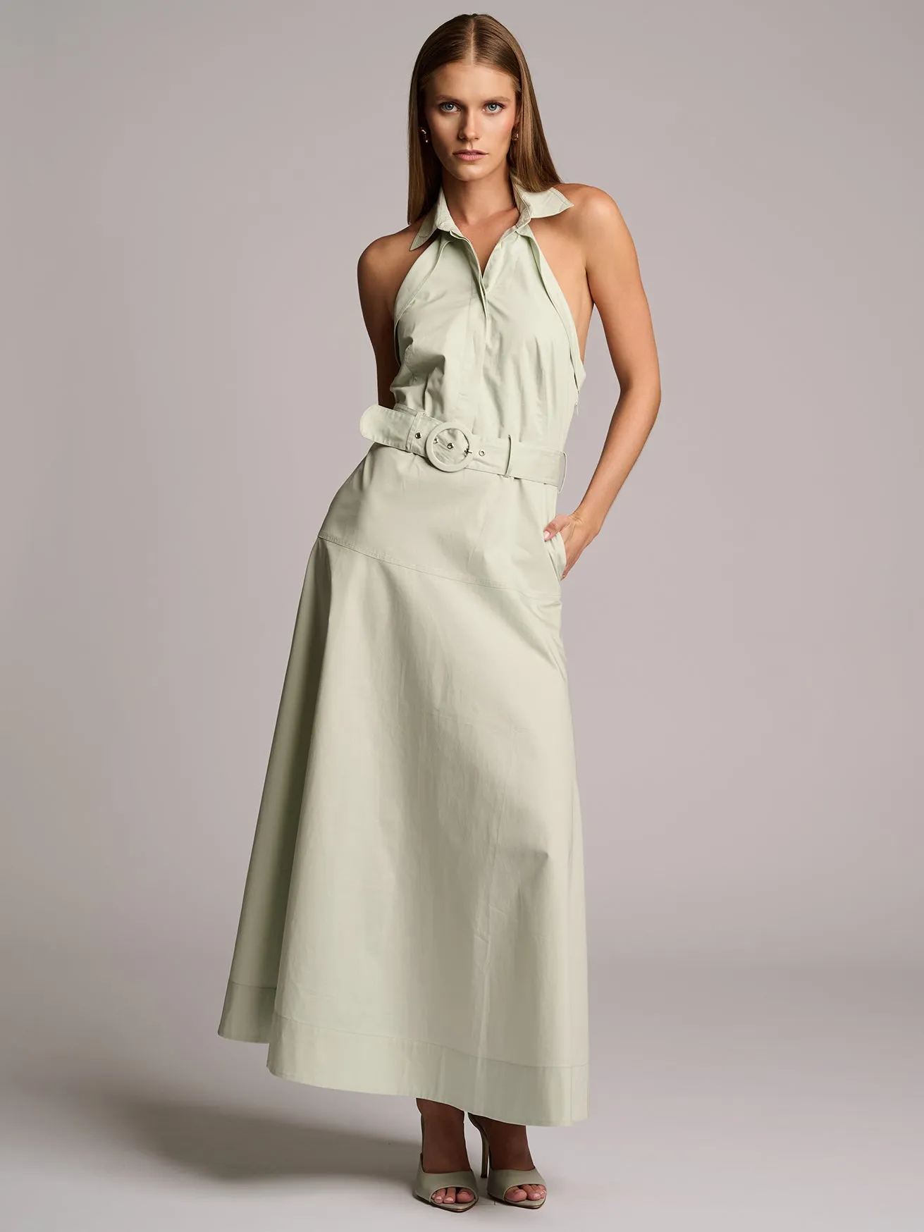 Hevron - Eloise Dress - Pistachio sold by Jessie Boutique product image thumbnail 3