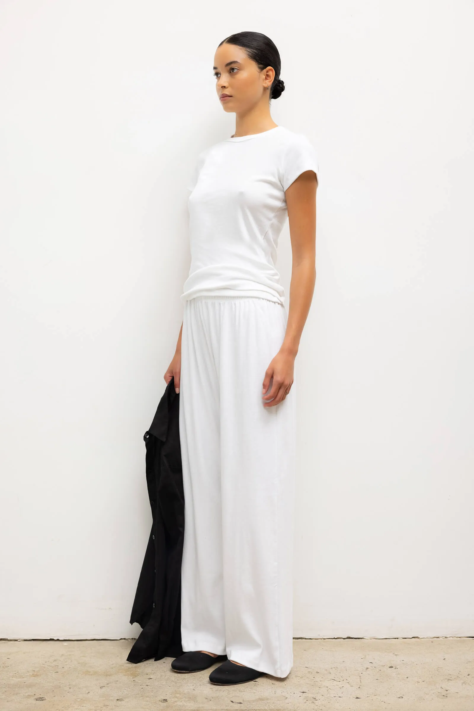Leset - Nando Lounge Pant - White sold by Jessie Boutique product image thumbnail 4