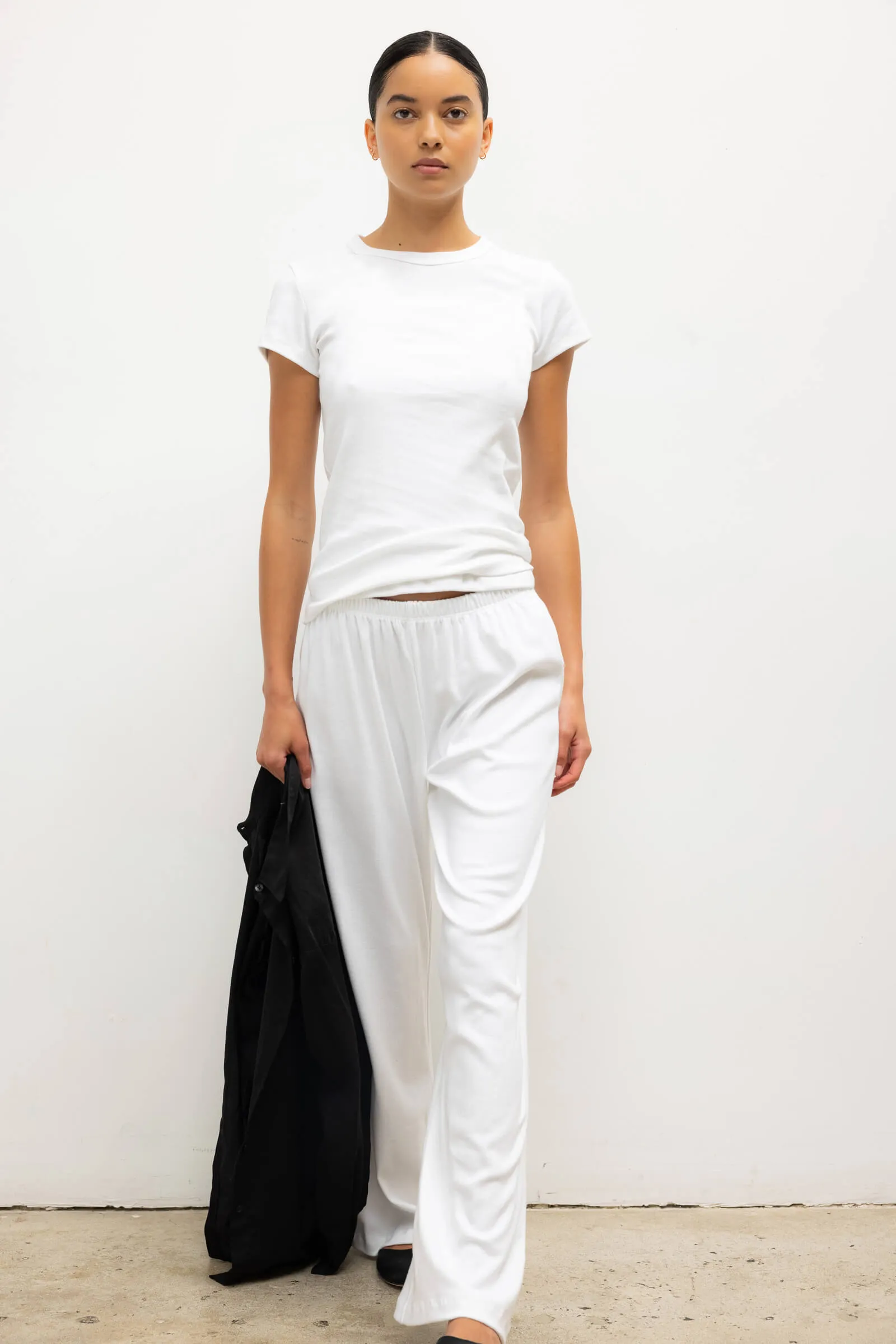 Leset - Nando Lounge Pant - White sold by Jessie Boutique product image thumbnail 3