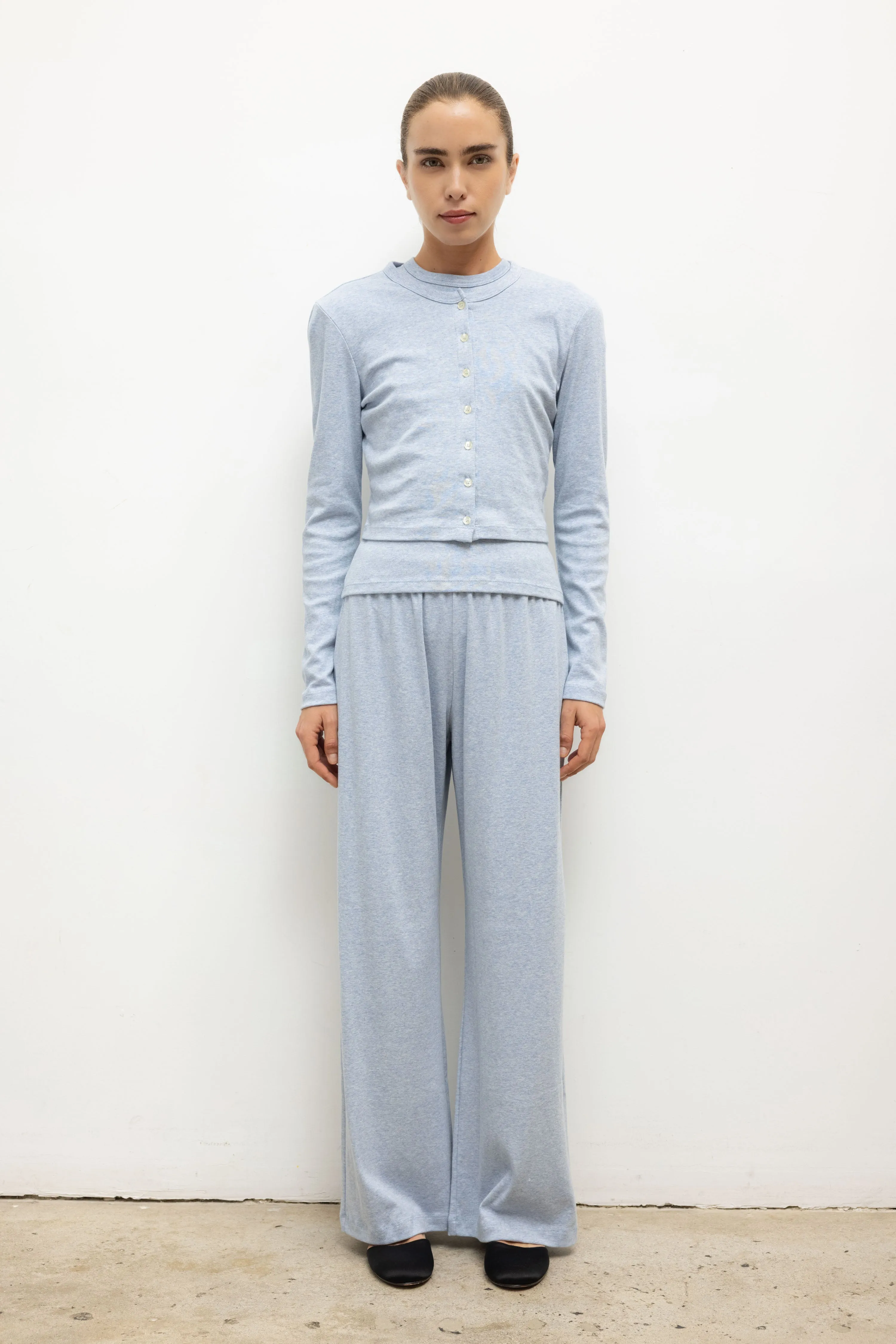 Leset - Nando Lounge Pant - Ciel Melange sold by Jessie Boutique