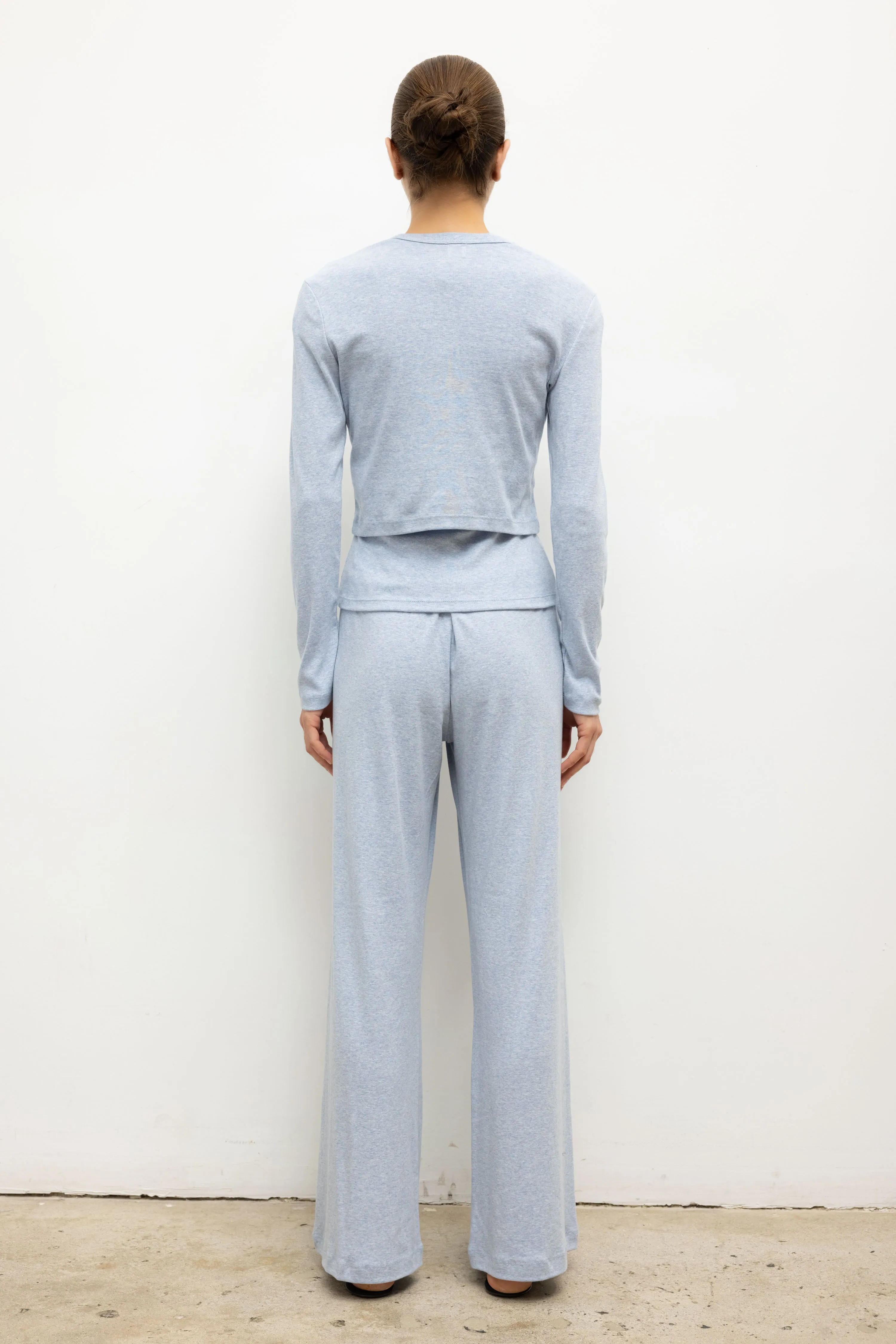 Leset - Nando Lounge Pant - Ciel Melange sold by Jessie Boutique product image thumbnail 3