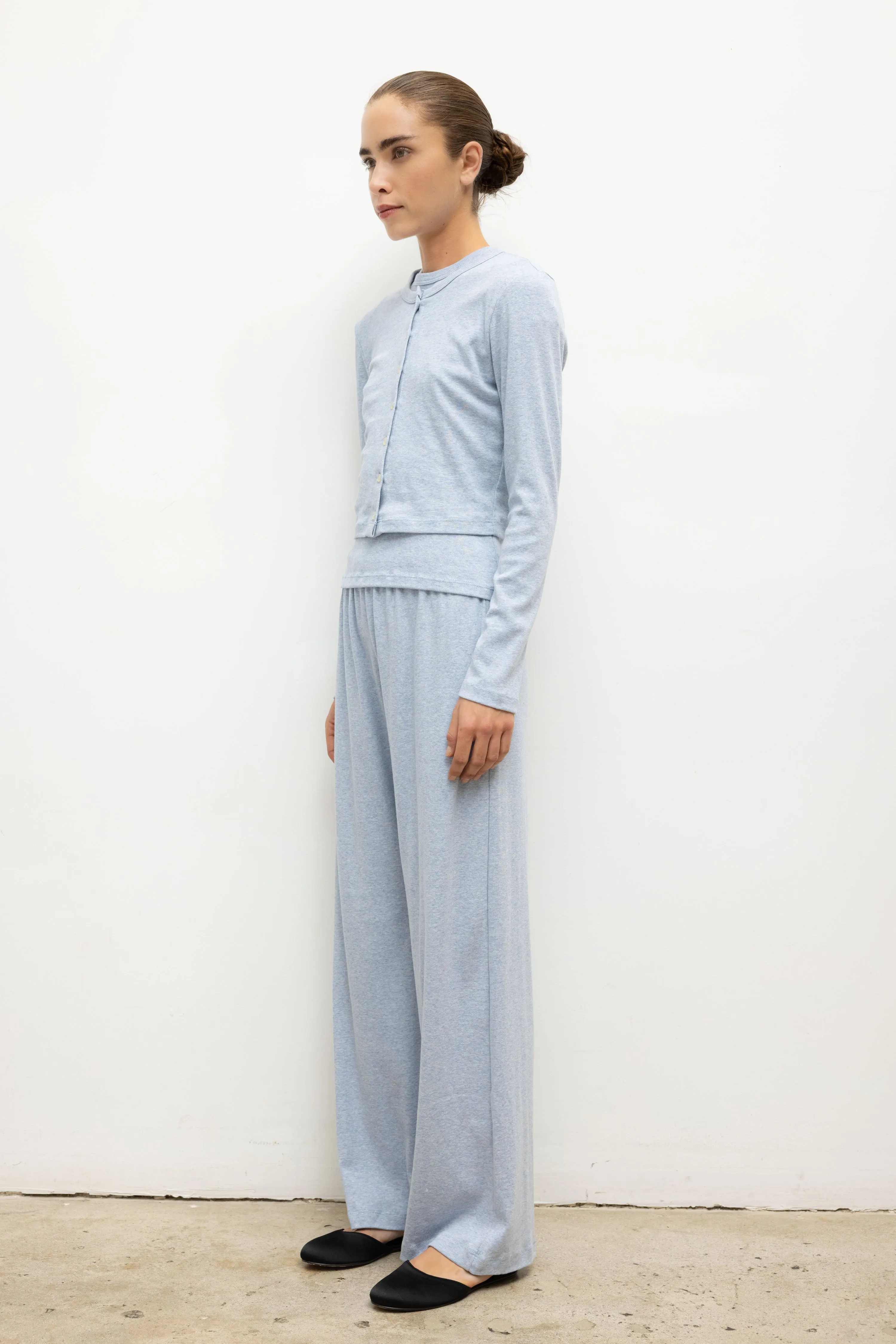 Leset - Nando Lounge Pant - Ciel Melange sold by Jessie Boutique product image thumbnail 2