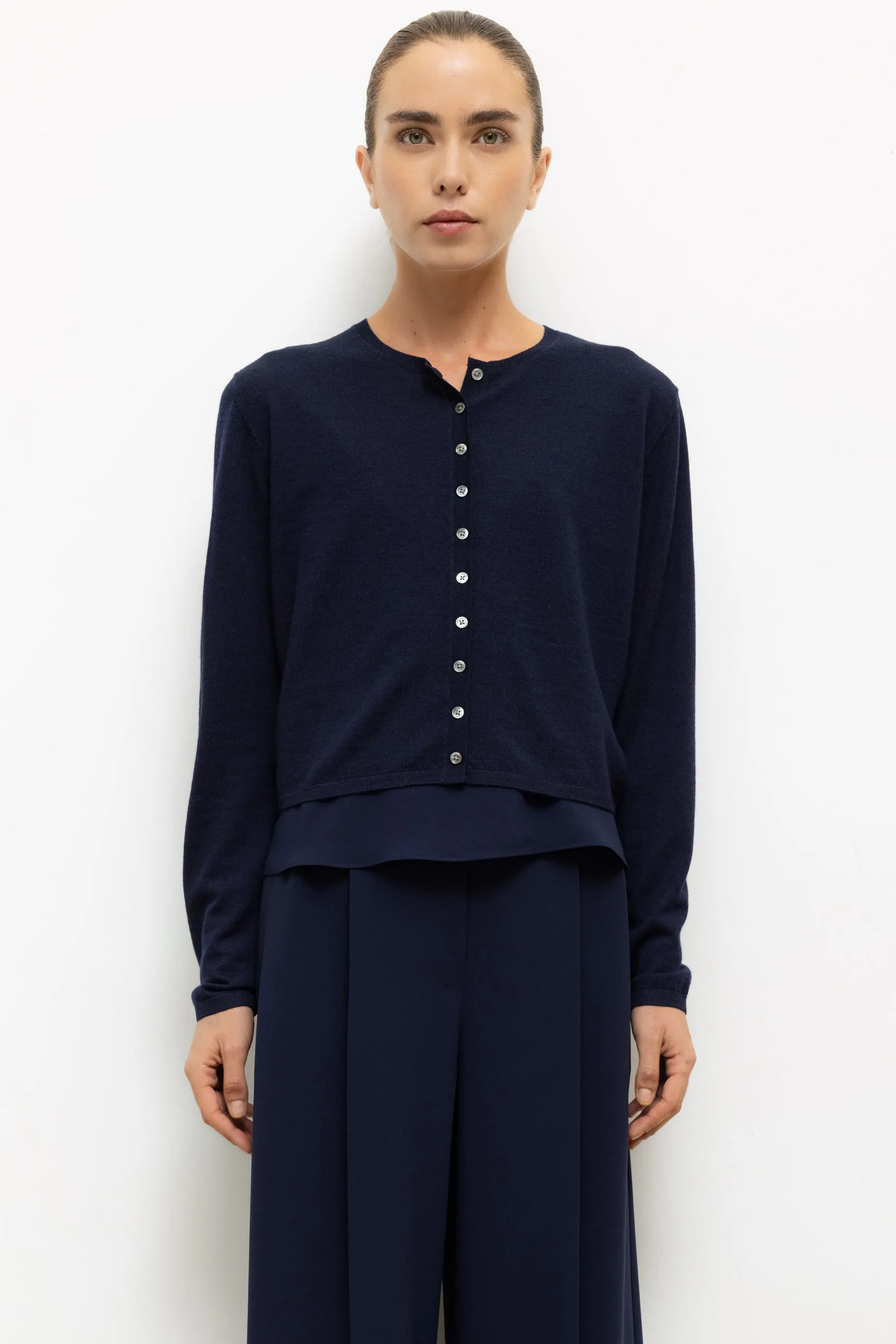 Leset - James Crew Cardigan - Midnight sold by Jessie Boutique
