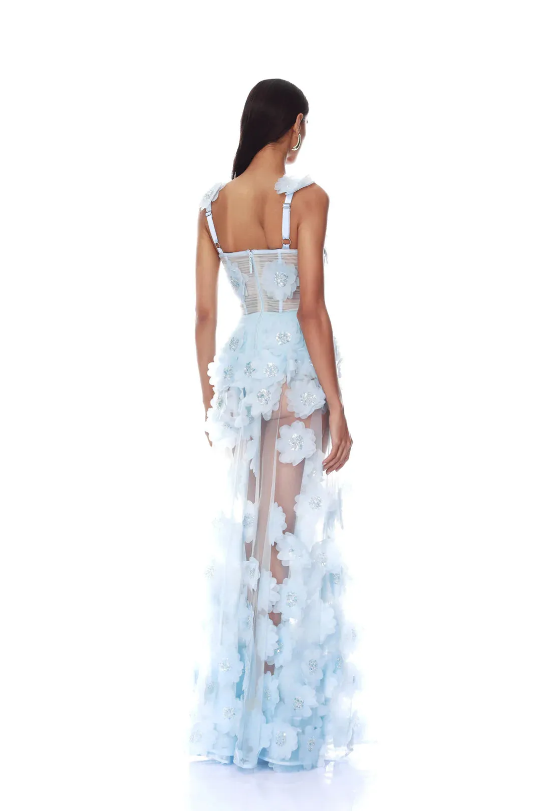 Bronx and Banco - Rosalie Powder - Blue Gown sold by Jessie Boutique product image thumbnail 3