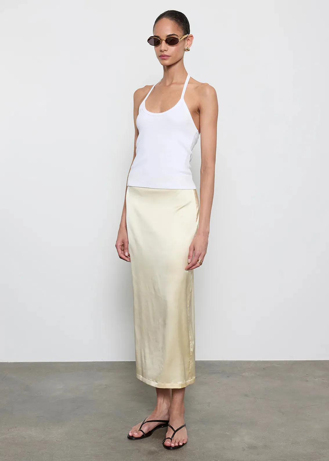 Enza Costa - Lustre Column Skirt - Flan sold by Jessie Boutique product image thumbnail 2