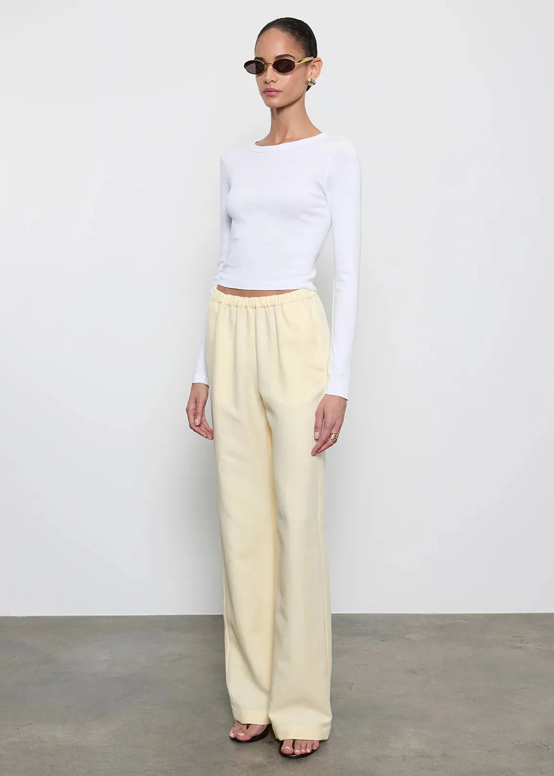 Enza Costa - Twill Everywhere Pant - Flan sold by Jessie Boutique product image thumbnail 2