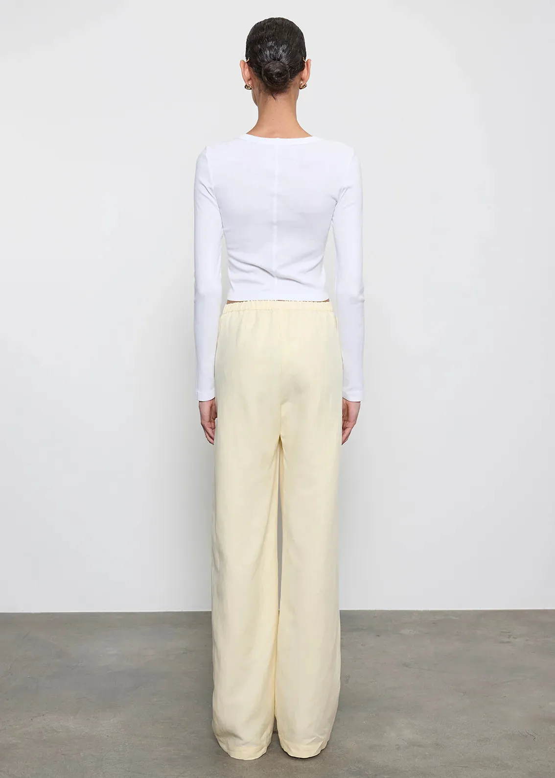 Enza Costa - Twill Everywhere Pant - Flan sold by Jessie Boutique product image thumbnail 3