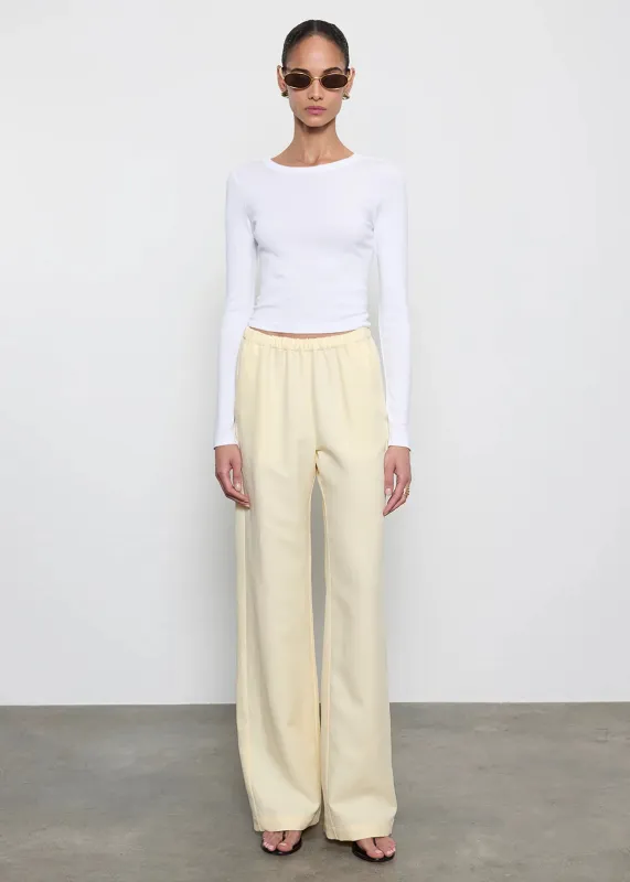 Enza Costa - Twill Everywhere Pant - Flan made by Enza Costa