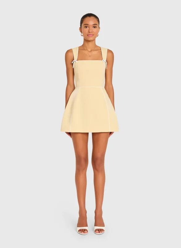 Amanda Uprichard - Baylee Romper - Cornsilk / Ivory made by Amanda Uprichard