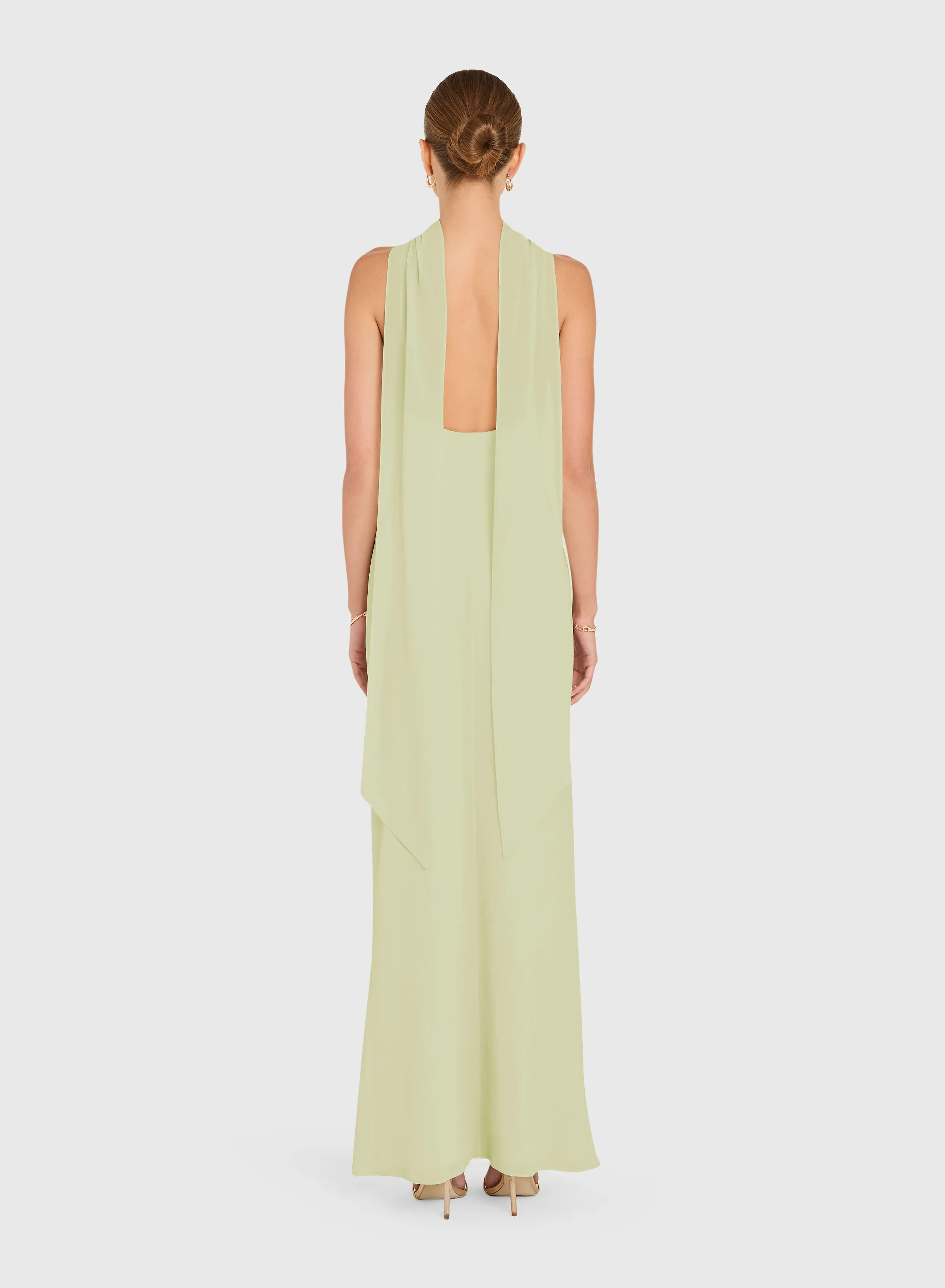 Amanda Uprichard - Ashton Maxi - Endive sold by Jessie Boutique product image thumbnail 3