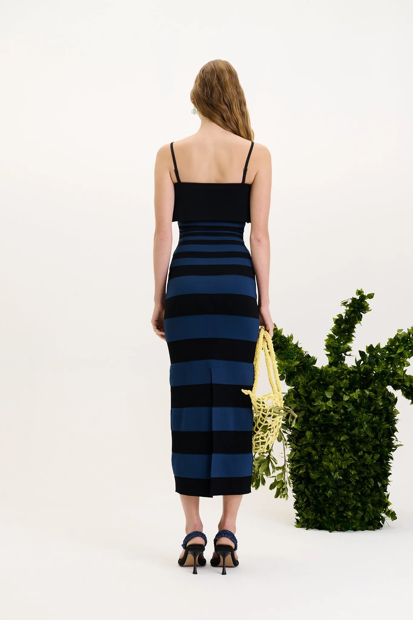 PH5 - Daphne Bandage Midi Dress - Navy Stripe sold by Jessie Boutique product image thumbnail 3