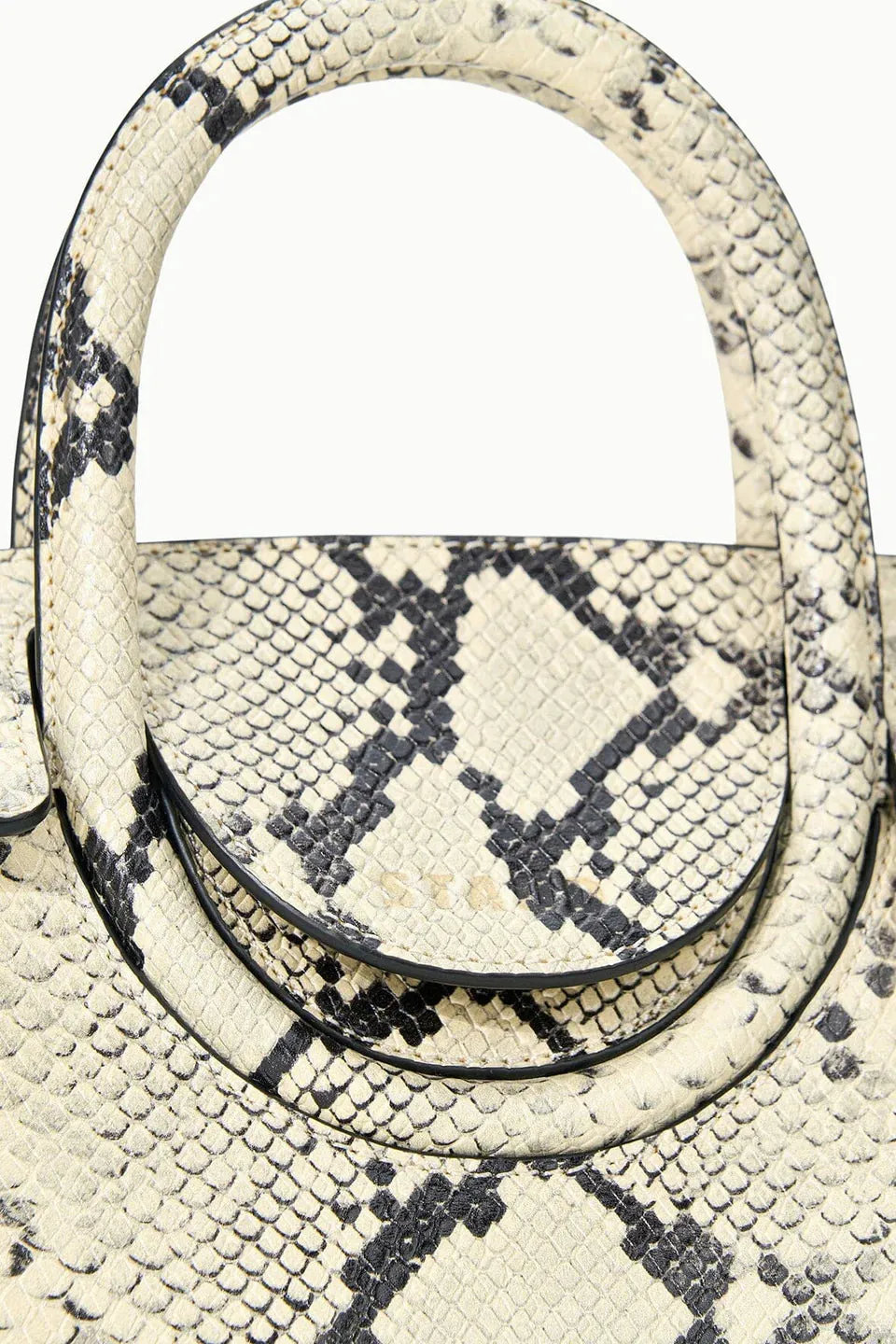 Staud - Maude Mini Carryall - White Snake sold by Jessie Boutique product image thumbnail 3