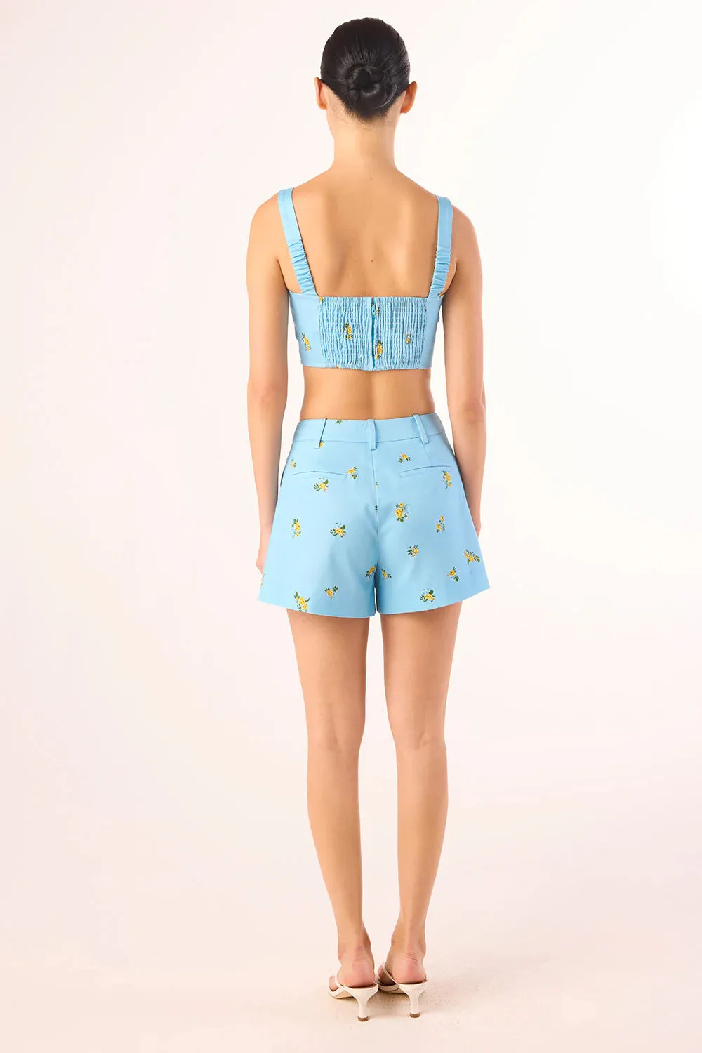 Misa - Lois Top - Spaced Ditsy Cotton Tencel sold by Jessie Boutique product image thumbnail 4