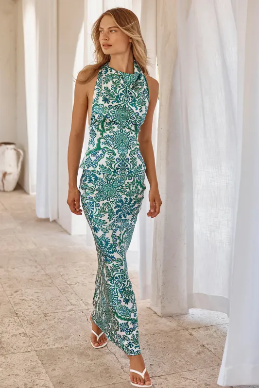 Misa - Sierra Skirt - Reflective Botanical made by Jessie Boutique