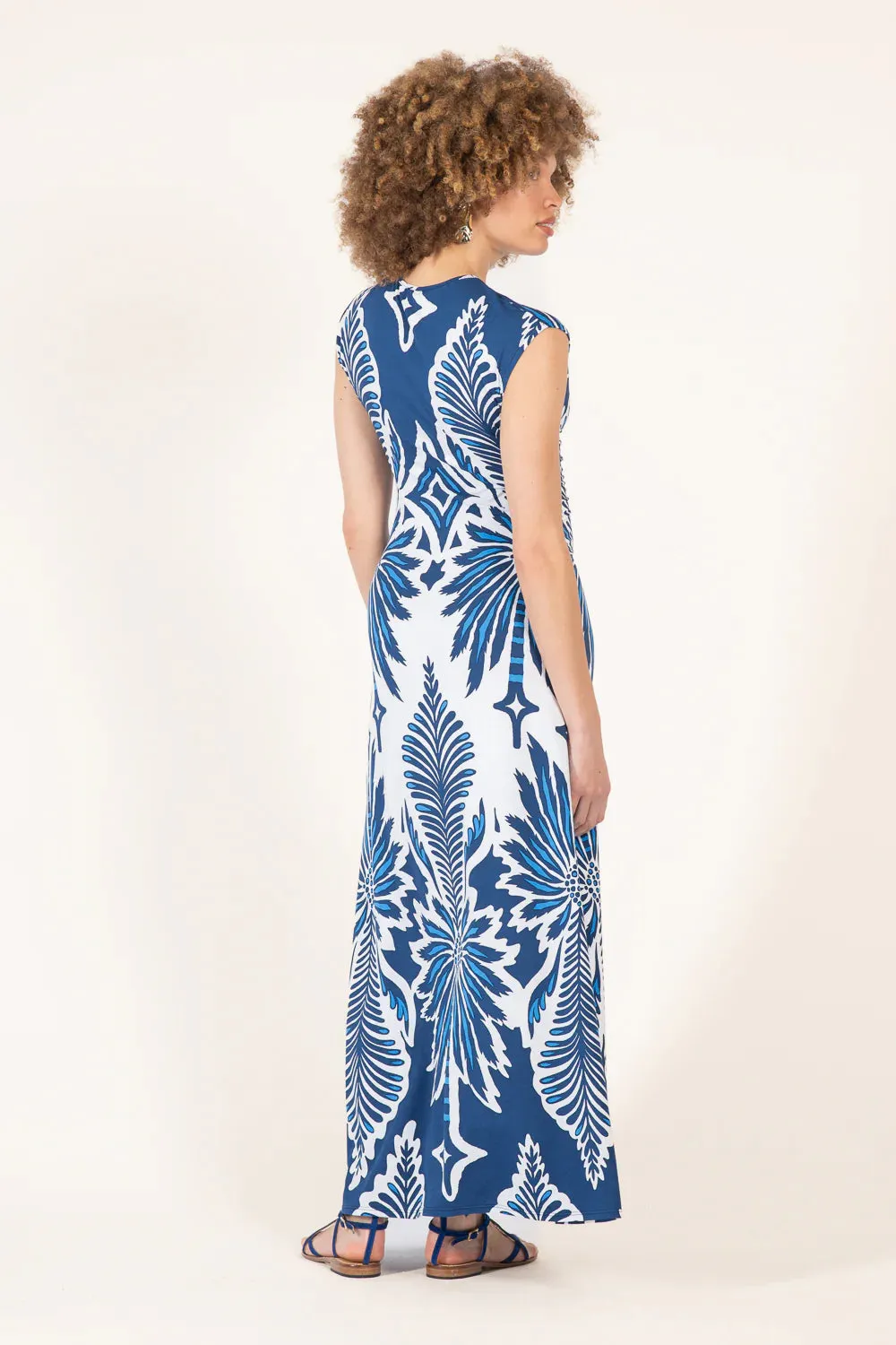 Poupette St Barth - Long Dress Nova - Navy Cartagena sold by Jessie Boutique product image thumbnail 3