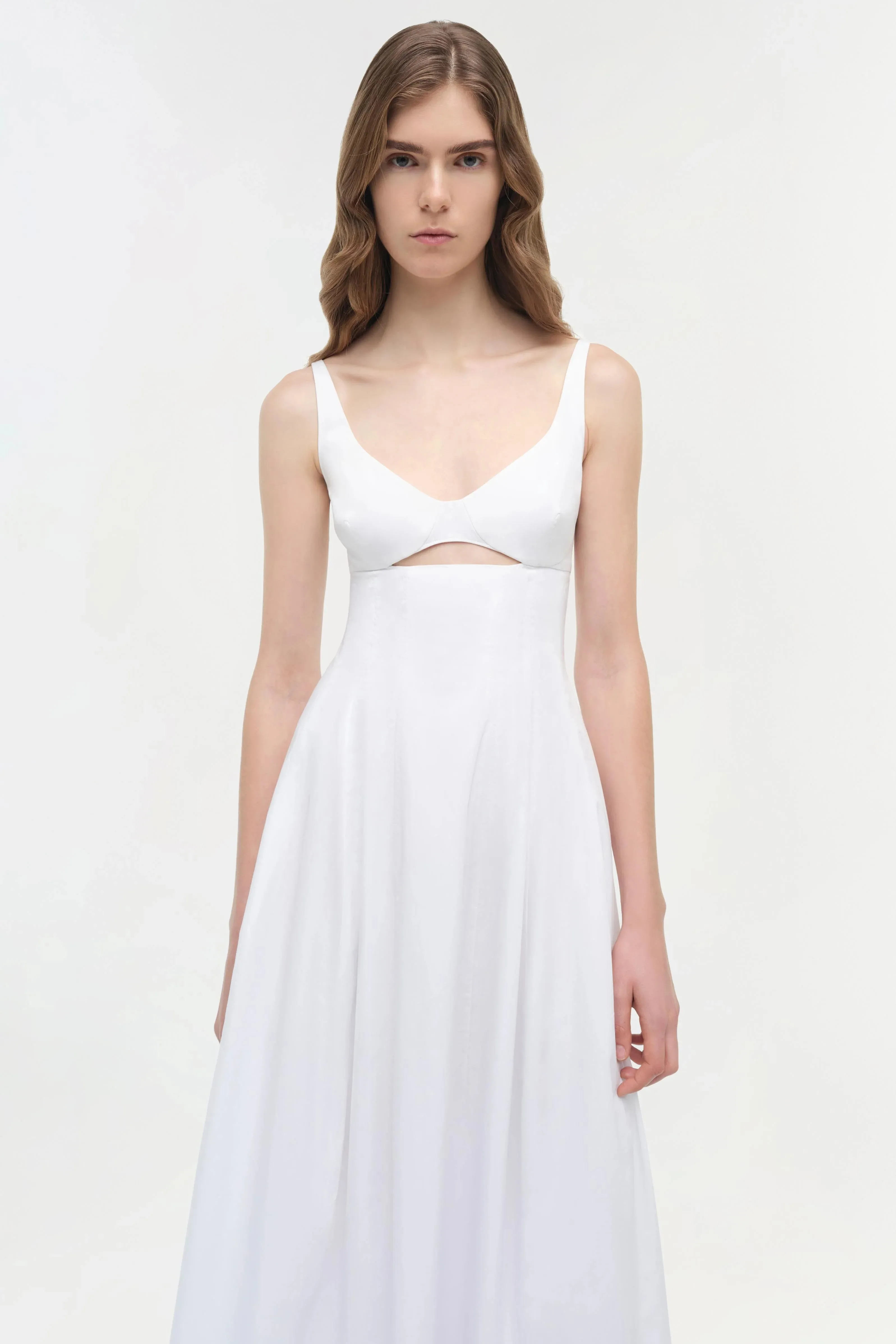 Simkhai - Maddy Cotton Midi Dress - White sold by Jessie Boutique product image thumbnail 2