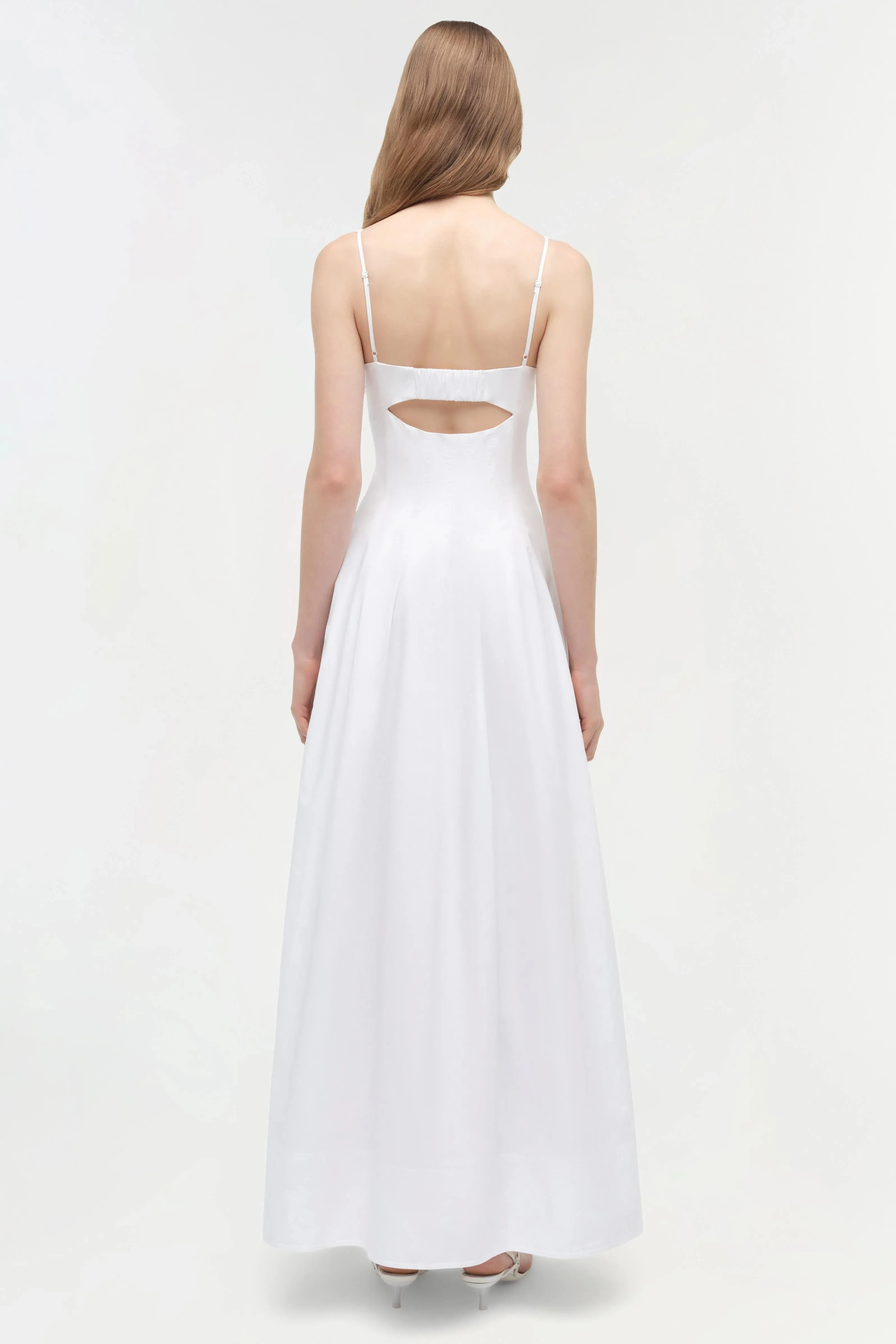 Simkhai - Maddy Cotton Midi Dress - White sold by Jessie Boutique product image thumbnail 3