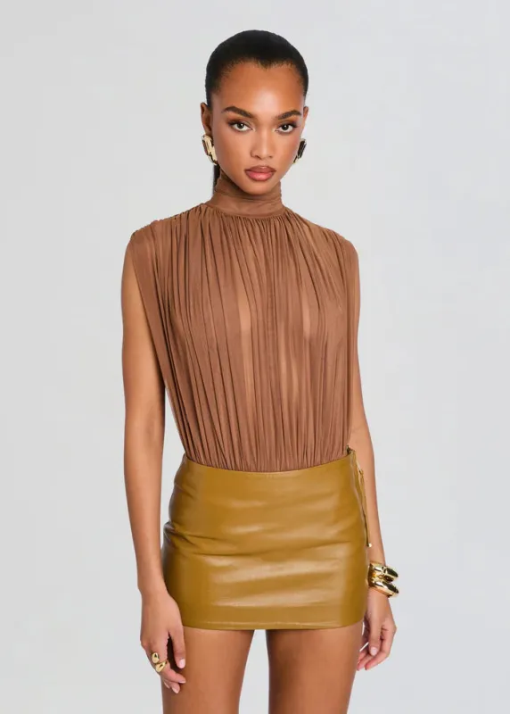 SER.O.YA - Giulia Bodysuit - Butterscotch made by Jessie Boutique