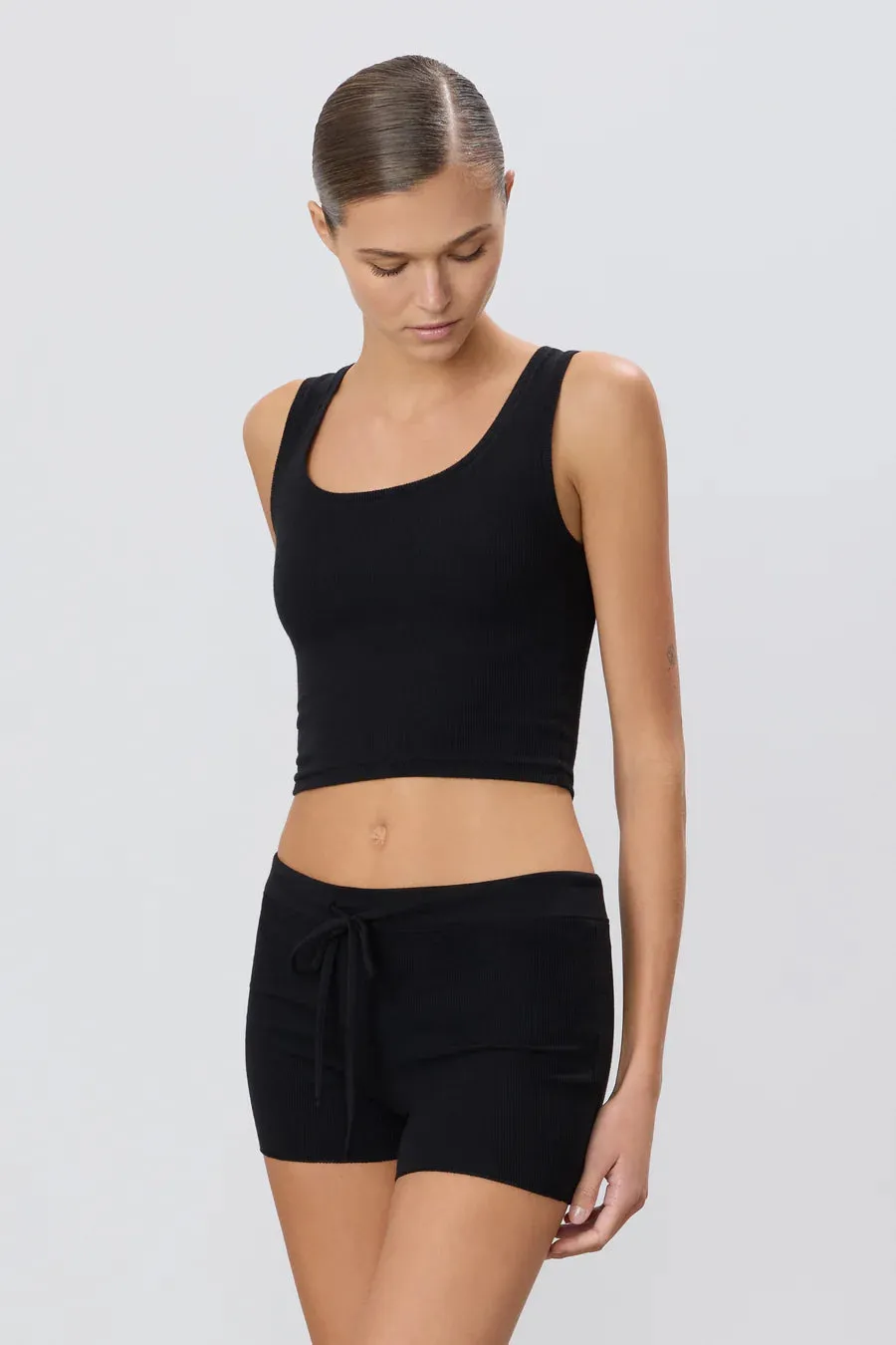 Eterne - Square Neck Tank - Black sold by Jessie Boutique product image thumbnail 2