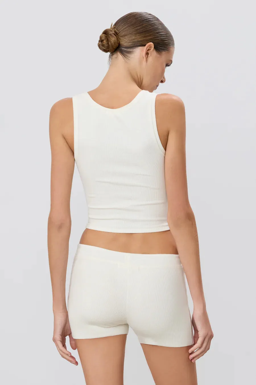 Eterne - Square Neck Tank - Cream sold by Jessie Boutique product image thumbnail 2