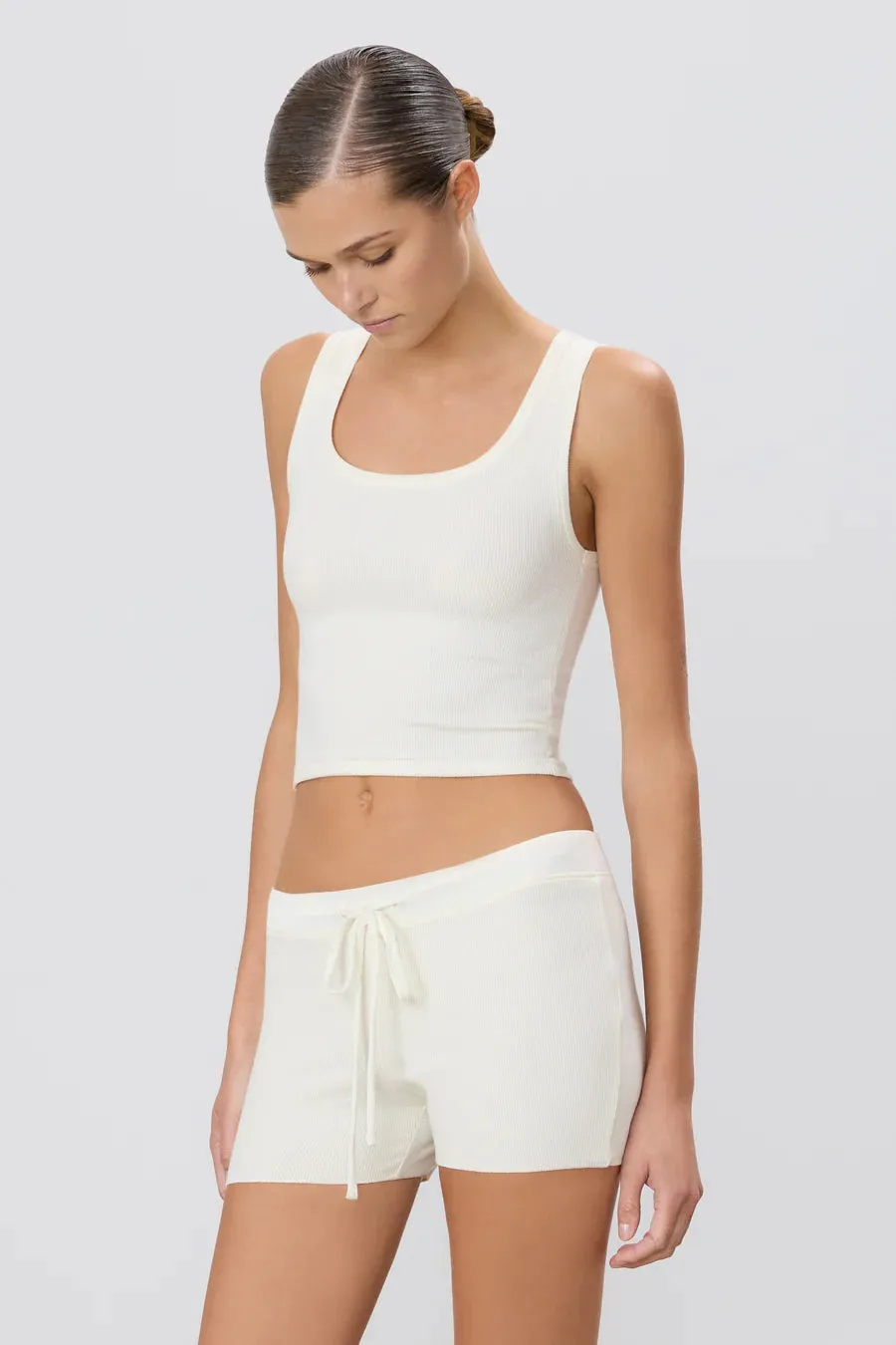 Eterne - Square Neck Tank - Cream sold by Jessie Boutique product image thumbnail 3
