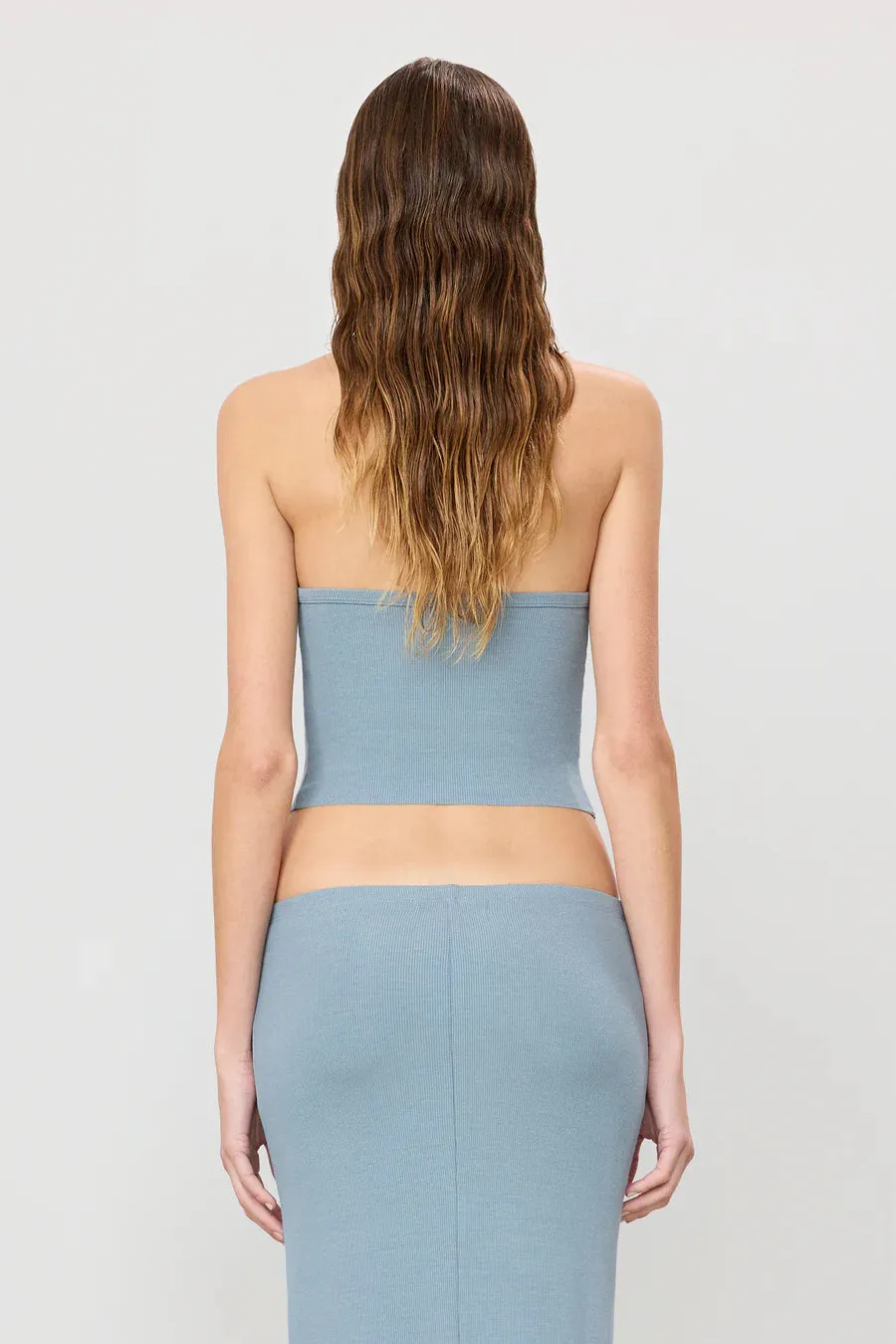 Eterne - Cropped Halter Top - Slate sold by Jessie Boutique product image thumbnail 3