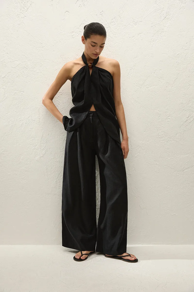 Faithfull The Brand - Biba Halter Top - Black sold by Jessie Boutique product image thumbnail 4