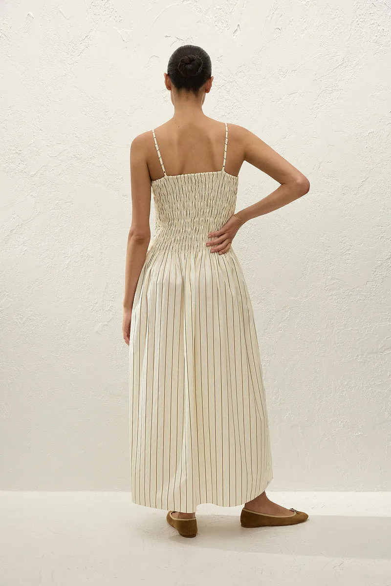 Faithfull The Brand - Araceli Maxi Dress - Fiori Stripe Lemon sold by Jessie Boutique product image thumbnail 3