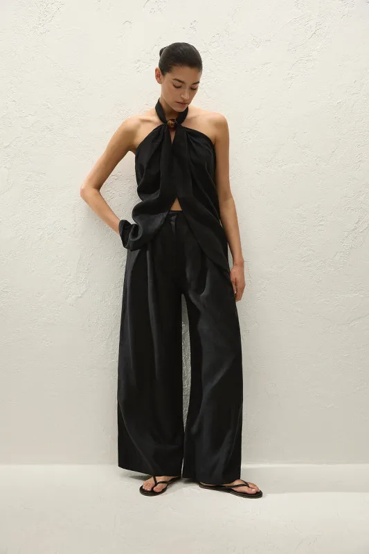 Faithfull The Brand - Sofia Trouser - Black sold by Jessie Boutique