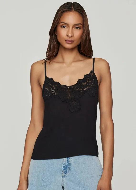 Generation Love - Taylee Lace Combo Cami - Black made by Generation Love