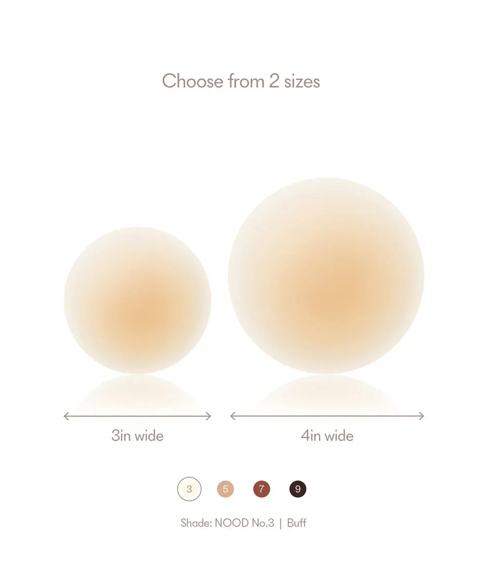 Nood - Non Adhesive No-Show Nipple Covers - Buff sold by Jessie Boutique product image thumbnail 3