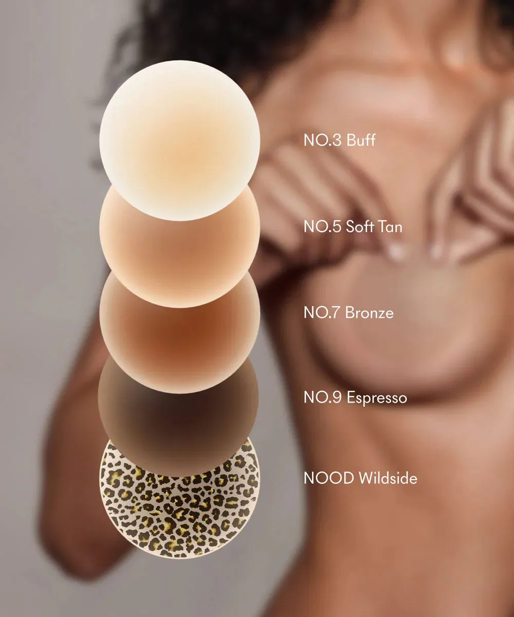 Nood - No-Show Adhesive Nipple Covers (round) - Buff sold by Jessie Boutique product image thumbnail 3