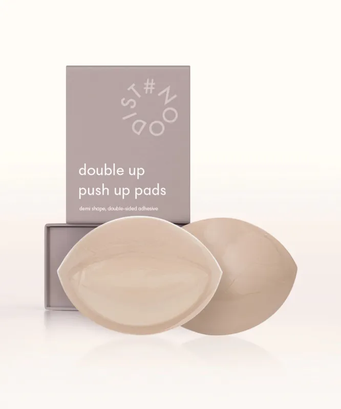 Nood - Double Up Demi Push Up Pads - Buff made by Jessie Boutique