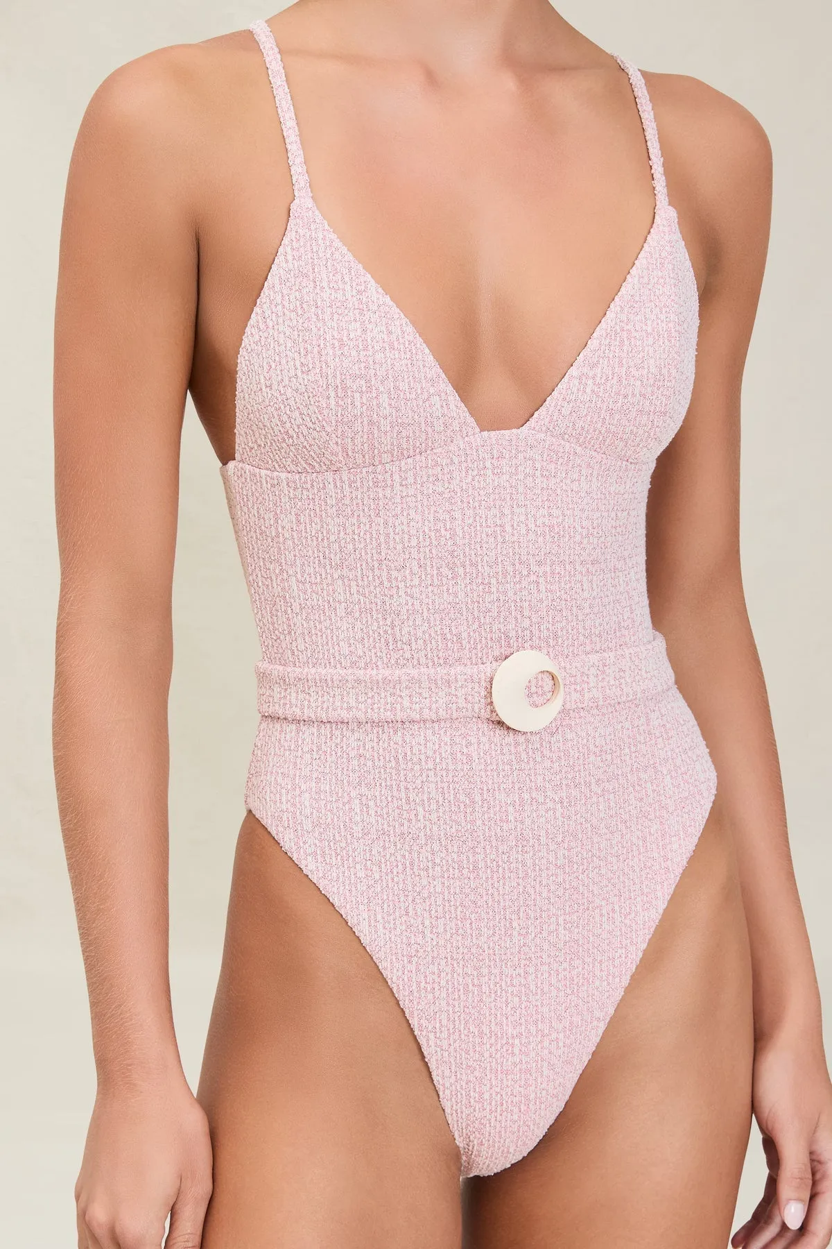 Devon Windsor - Catalina One Piece - Rose Cream sold by Jessie Boutique product image thumbnail 2