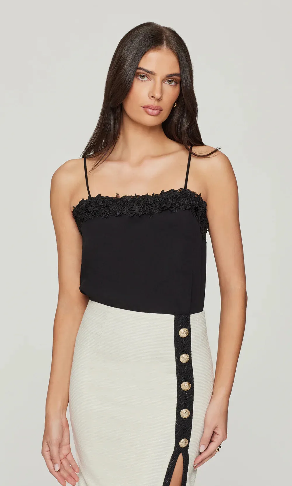 Generation Love - Leah Lace Combo Cami - Black sold by Jessie Boutique product image thumbnail 5