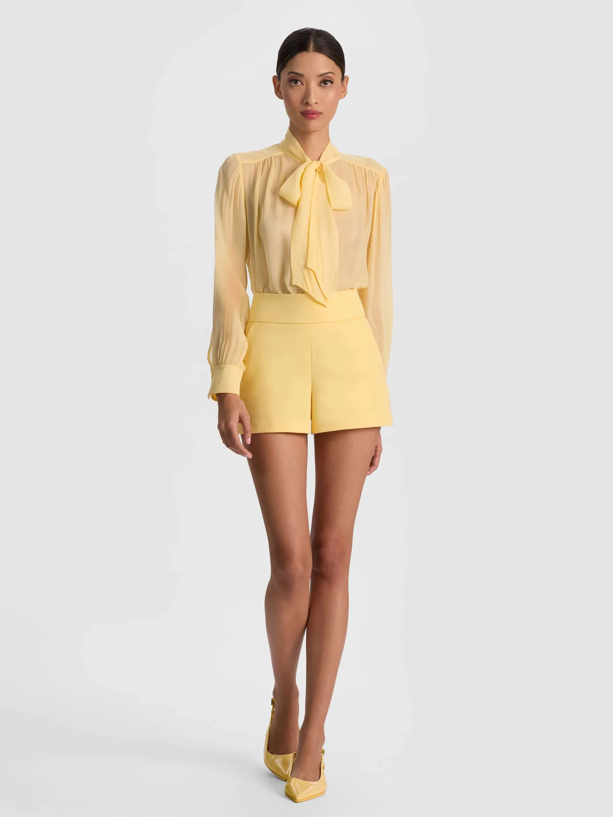 Alice + Olivia - Donald Short - Butter sold by Jessie Boutique product image thumbnail 3