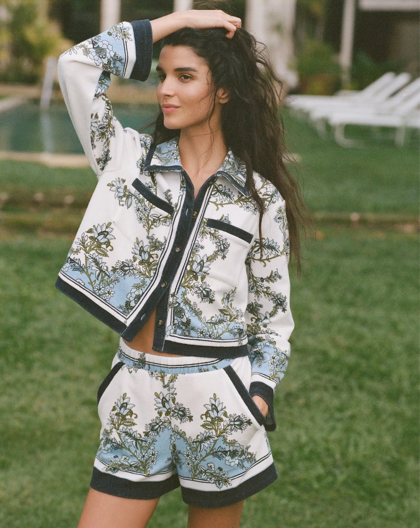 Veronica Beard - Tijana Short - Blue Jay Multi sold by Jessie Boutique product image thumbnail 2