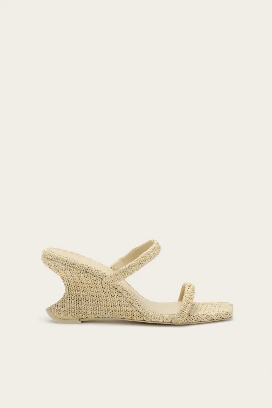Cult Gaia - Raven Sandal - Natural made by Cult Gaia