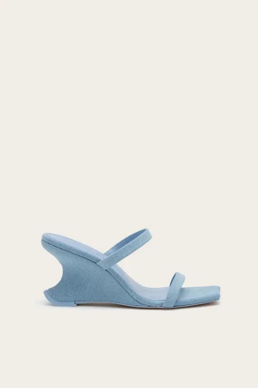 Cult Gaia - Raven Sandal - Vintage Blue made by Cult Gaia