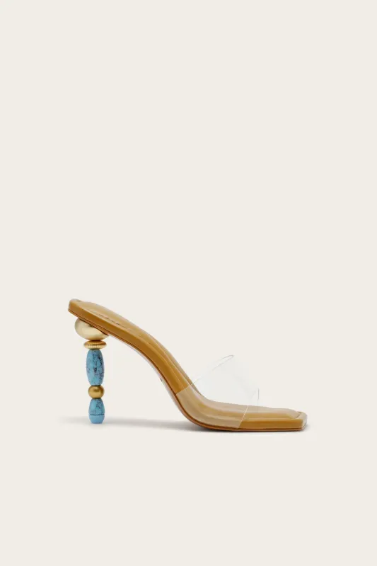 Cult Gaia - Mahina High Heel Sandal - Ibiza Turquoise Multi made by Cult Gaia