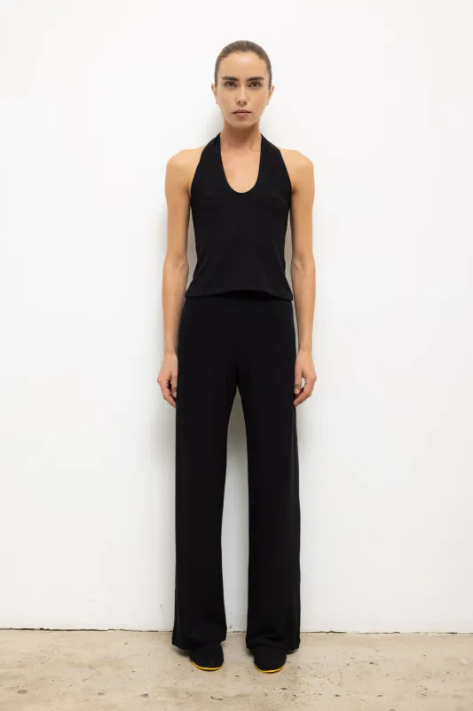 Leset - Lauren Wide Leg Pant - Black made by Leset