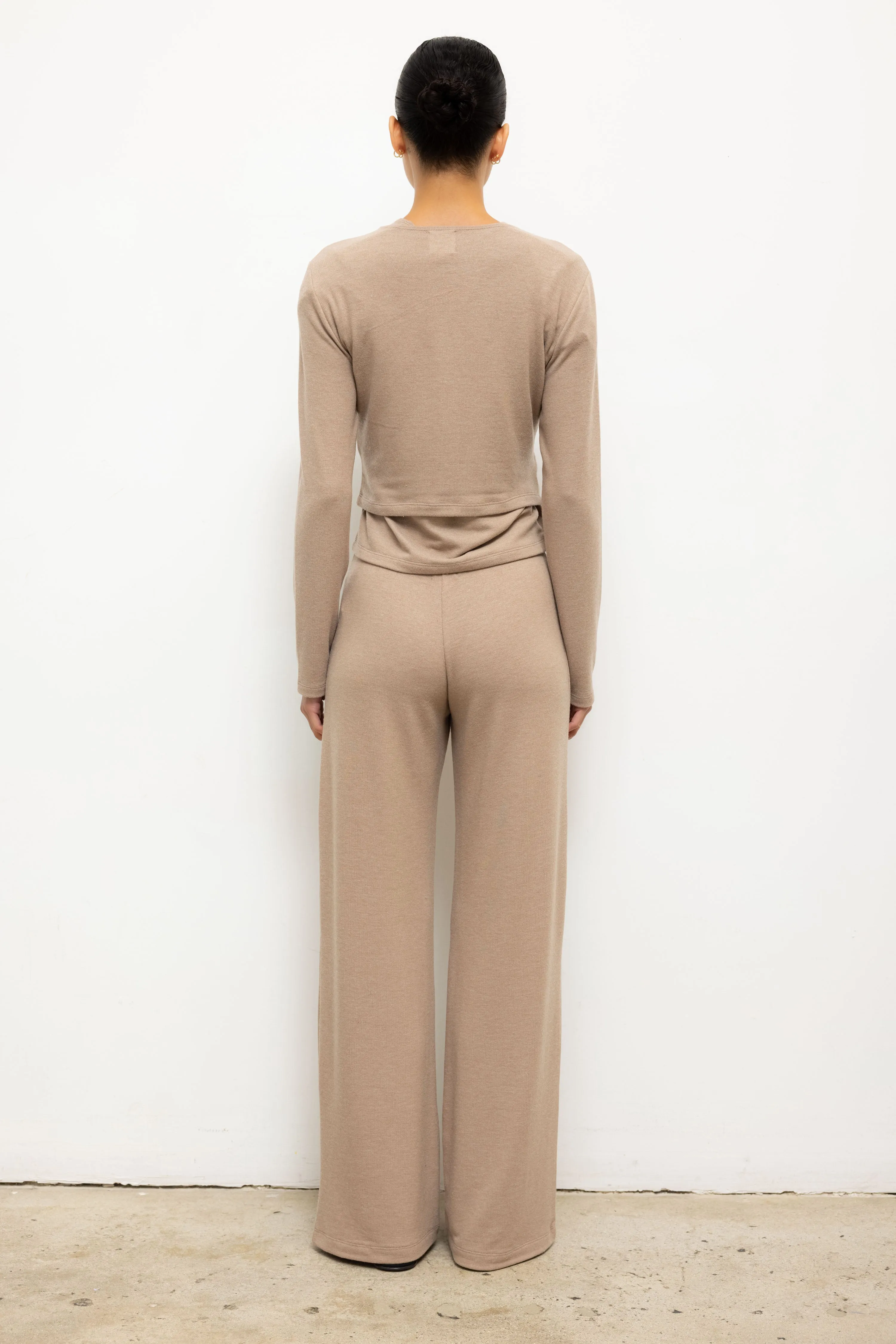 Leset - Lauren Wide Leg Pant - Sable sold by Jessie Boutique product image thumbnail 5