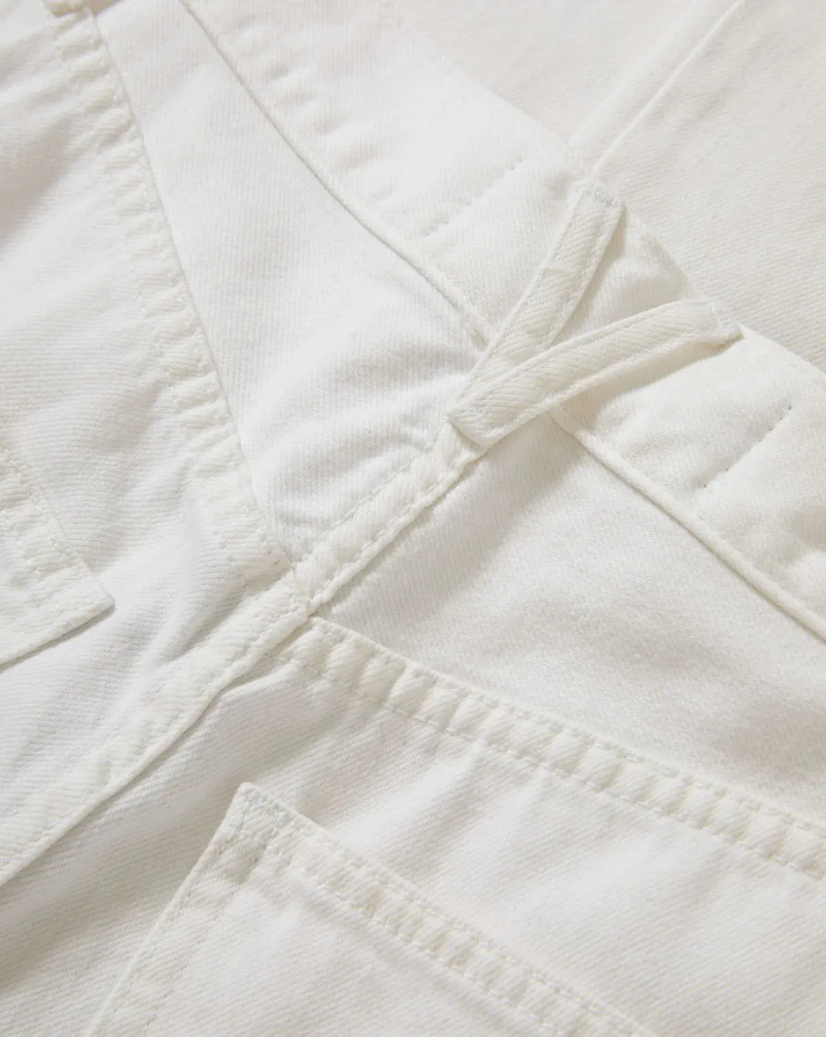 Veronica Beard - Taylor Cropped Wide-Leg Jean - White sold by Jessie Boutique product image thumbnail 5